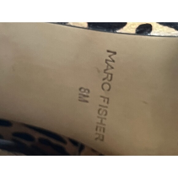Marc Fisher Caitlin 5 Leopard Print Chunky Heel, Size 8 - Picture 9 of 14